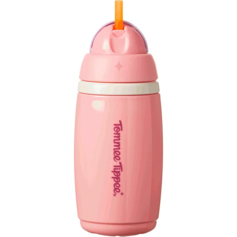 Tommee Tippee Active Cup hrnek s brčkem Pink 12m+ 1 ks
