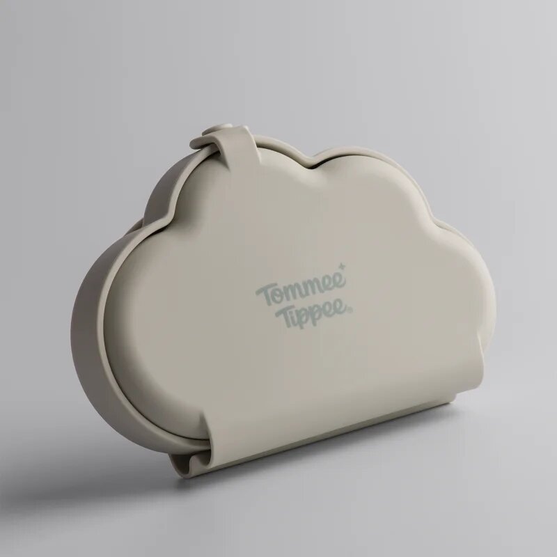 Tommee Tippee EasiStick™ Silicone Foldable Plate svačinový box 4m+ Green 1 ks