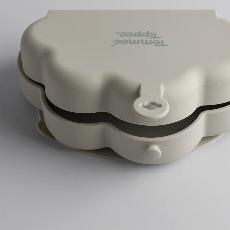 Tommee Tippee EasiStick™ Silicone Foldable Plate svačinový box 4m+ Green 1 ks