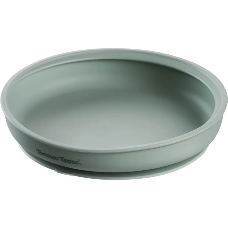 Tommee Tippee EasiStick™ Silicone Weaning Plate talíř s přísavkou 4m+ Green 1 ks