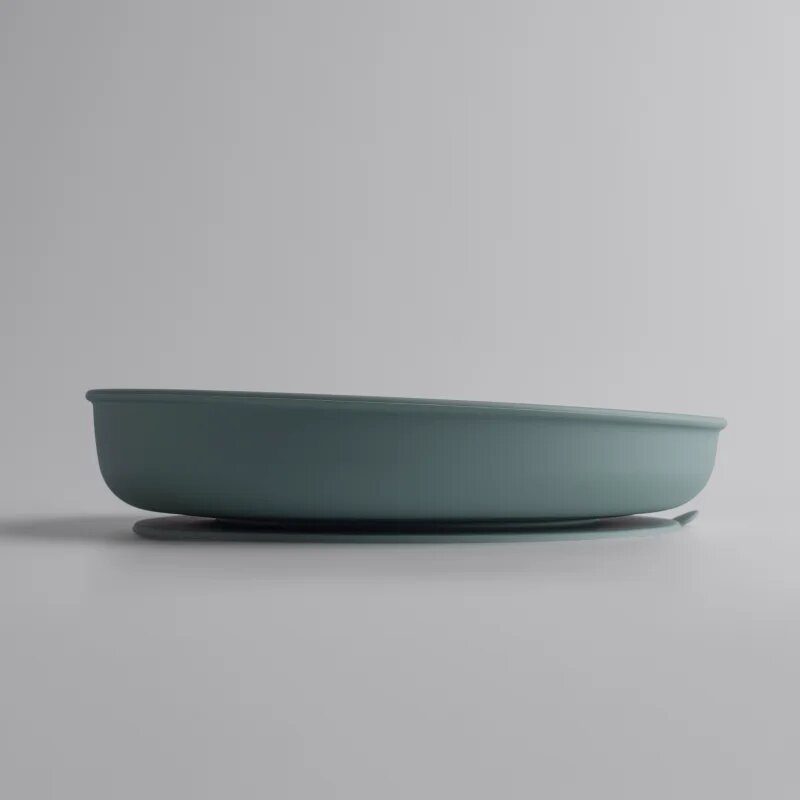 Tommee Tippee EasiStick™ Silicone Weaning Plate talíř s přísavkou 4m+ Green 1 ks