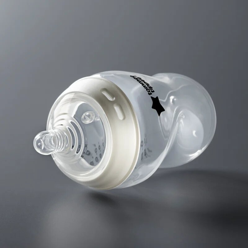 Tommee Tippee Natural Start Anti-Colic samosterilizační kojenecká láhev Medium Flow 3 m+ 2x340 ml