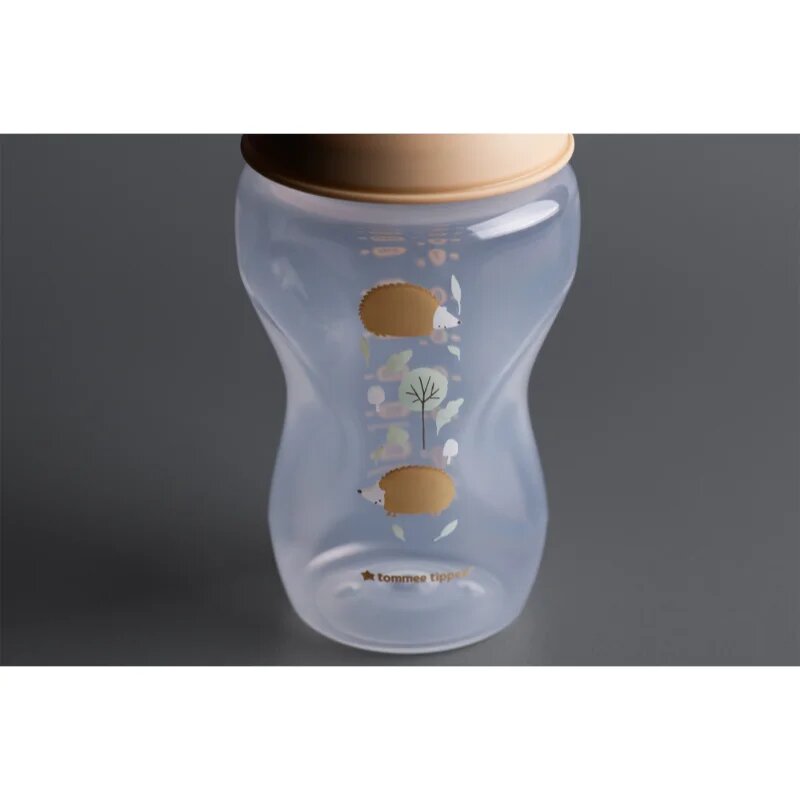 Tommee Tippee Natural Start Anti-Colic samosterilizační kojenecká láhev Nature Medium Flow 3 m+ 2x340 ml