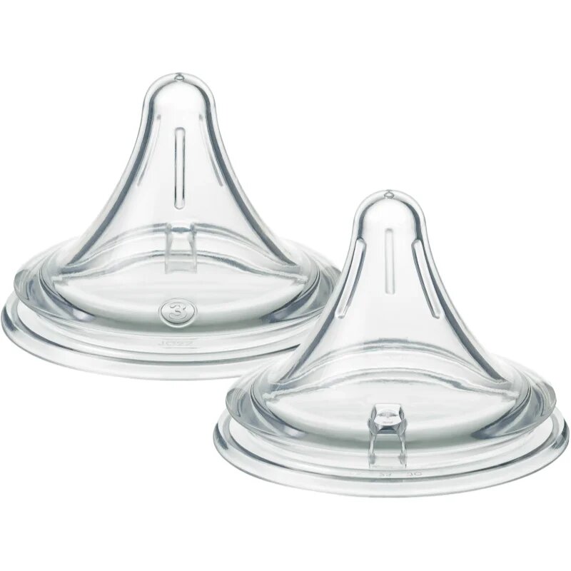 Tommee Tippee Natural Start Deep Latch Teats trojúhelníková savička na lahev rychlý průtok 2 ks