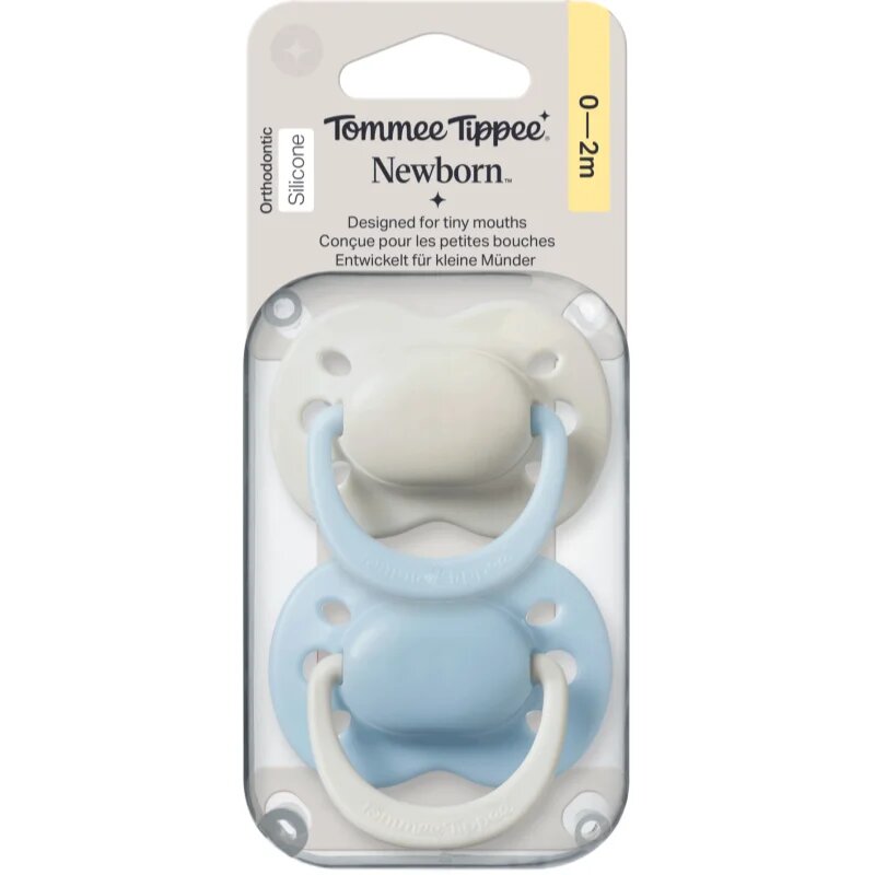 Tommee Tippee Newborn 0-2m dudlík Boy 2 ks