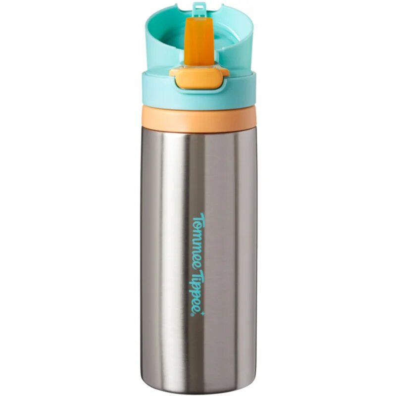 Tommee Tippee On The Go nerezová termoláhev se silikonovým pítkem 24m+ 500 ml