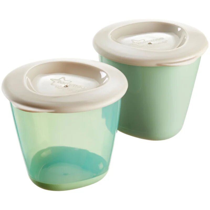 Tommee Tippee Pop-ups zásobníky k uchovávání pokrmů 2x110 ml