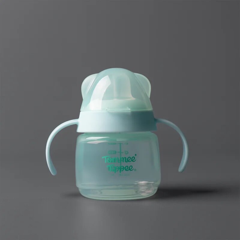 Tommee Tippee Transition Spout Cup netekoucí hrnek 4m+ Blue 150 ml