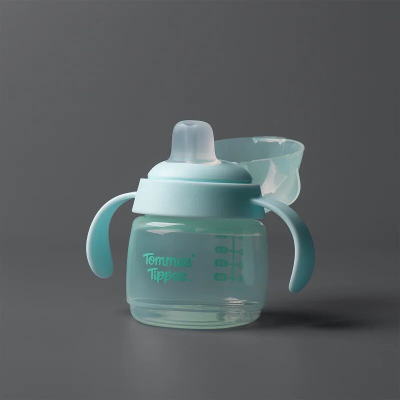 Tommee Tippee Transition Spout Cup netekoucí hrnek 4m+ Blue 150 ml