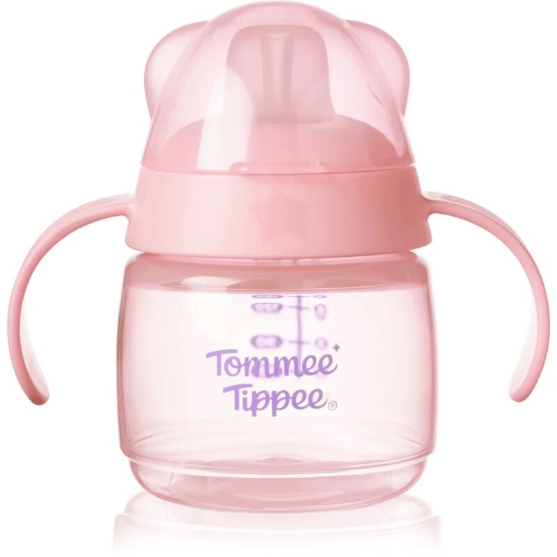 Tommee Tippee Transition Spout Cup netekoucí hrnek 4m+ Pink 150 ml