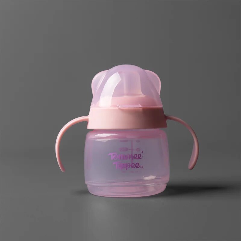 Tommee Tippee Transition Spout Cup netekoucí hrnek 4m+ Pink 150 ml