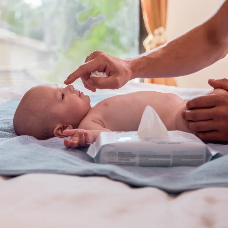 Topicrem BABY Cleansing Water Wipes vlhčené čisticí ubrousky pro děti 60 ks