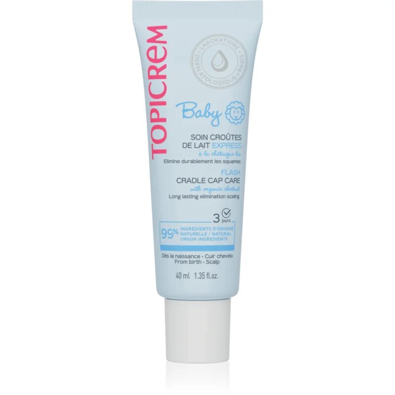 Topicrem BABY Cradle Cap Care gel na mléčné krusty pro děti od narození 40 ml