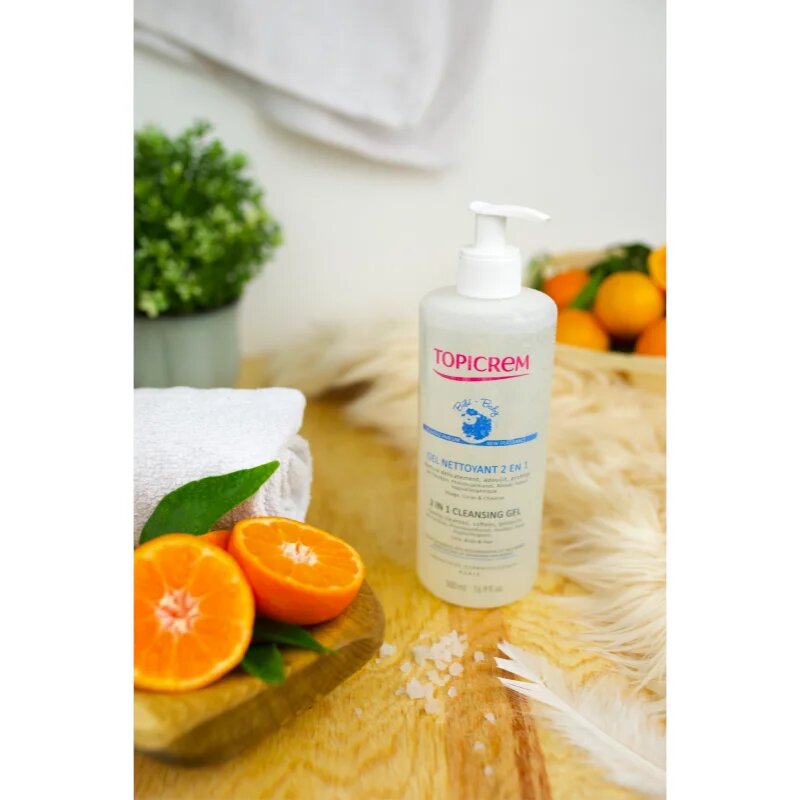 Topicrem BABY My 1st Cleansing Gel 2in1 mycí gel na tělo a vlasy pro děti od narození 500 ml