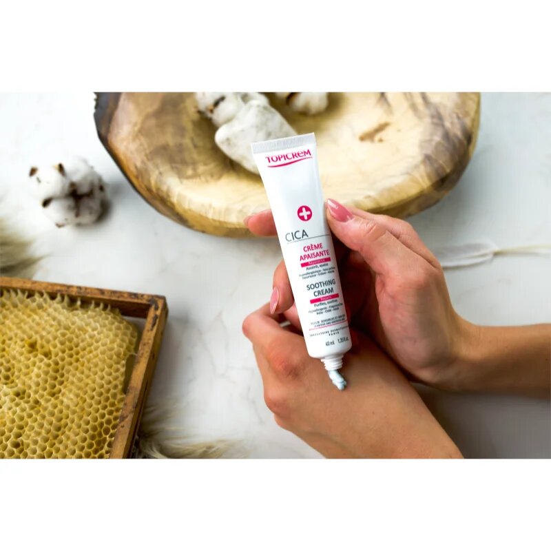 Topicrem CICA Soothing Cream intenzivní obnovující krém pro podrážděnou pokožku 40 ml