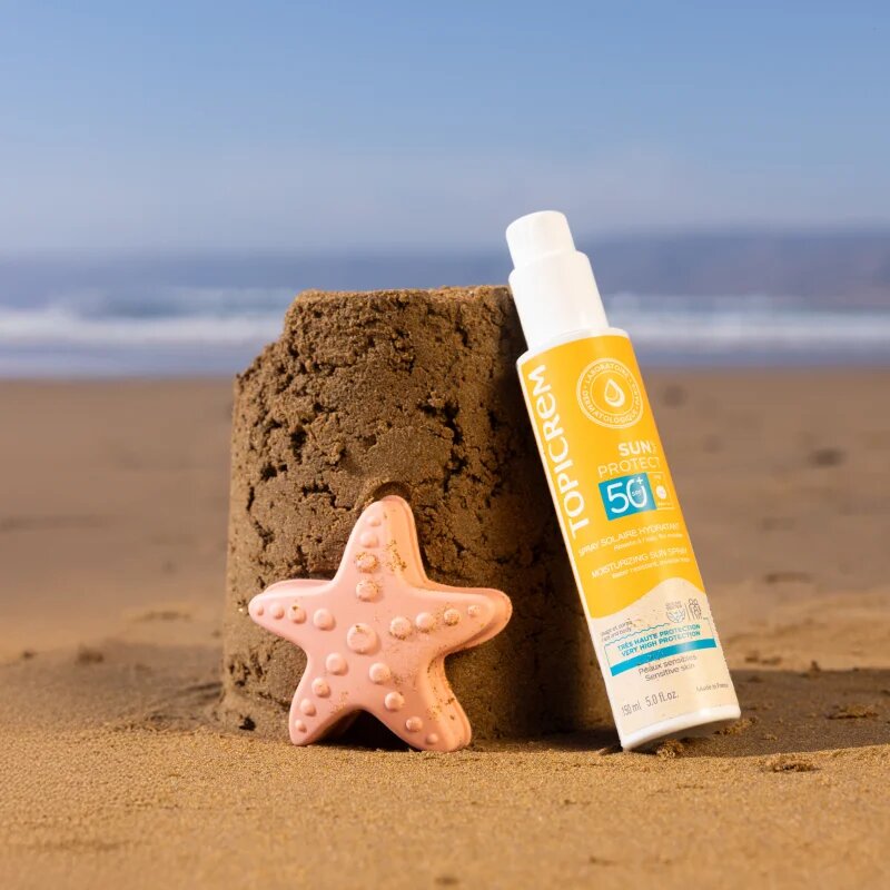 Topicrem Sun Protect Moisturizing Sun Spray ochranný sprej s hydratačním účinkem SPF 50+ 150 ml