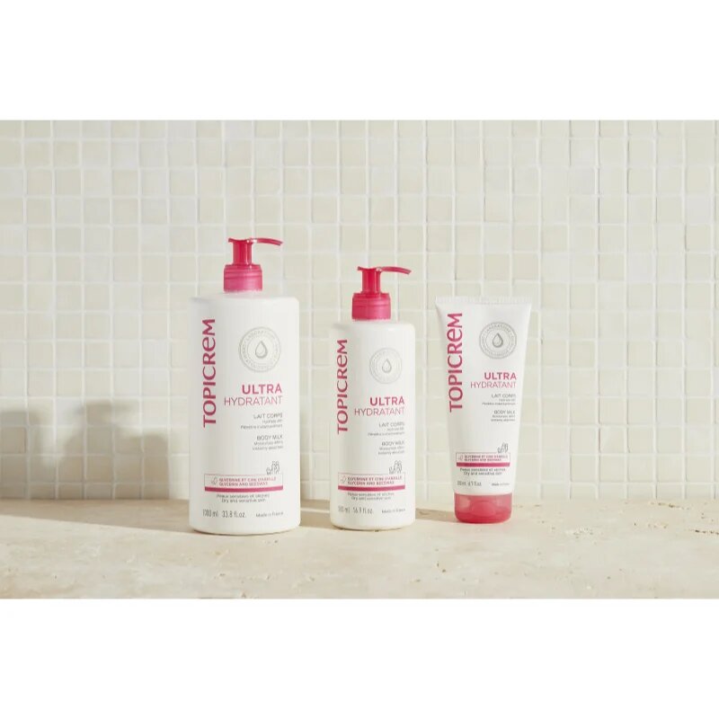 Topicrem UH BODY Ultra-Moisturizing Body Milk hloubkově hydratační tělové mléko pro suchou a citlivou pokožku 200 ml