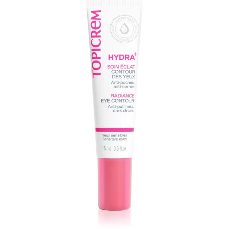 Topicrem UH FACE HYDRA+ Radiance Eye Contour rozjasňující oční krém proti kruhům pod očima 15 ml