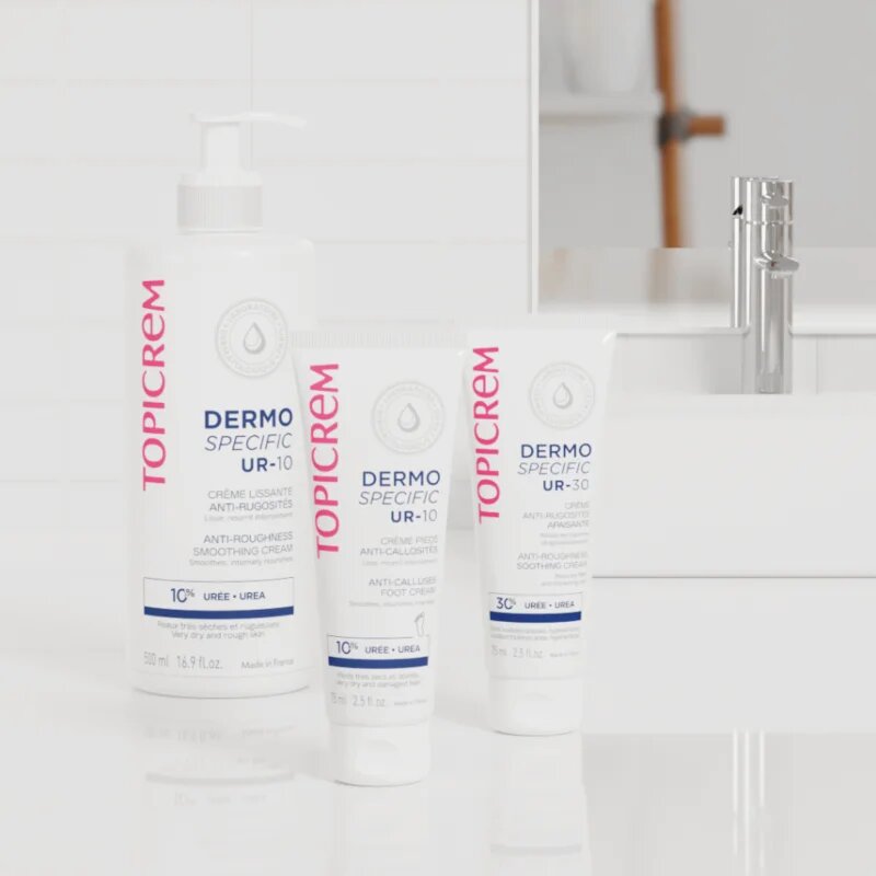 Topicrem UR-30 Anti-Roughness Soothing Cream zklidňující krém na zrohovatělou pokožku 75 ml
