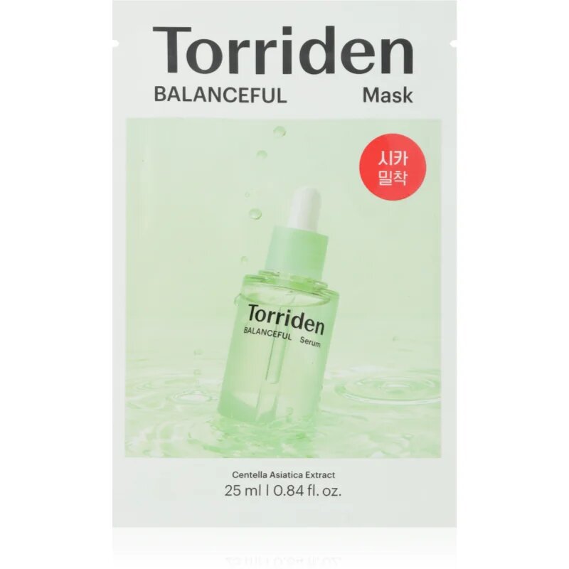 Torriden Balanceful Mask hydratační plátýnková maska pro zklidnění pleti 25 ml