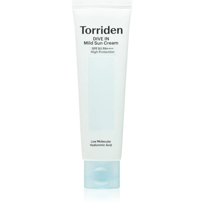 Torriden Dive In Mild Sun Cream minerální opalovací fluid na obličej s hydratačním účinkem SPF 50+ 60 ml