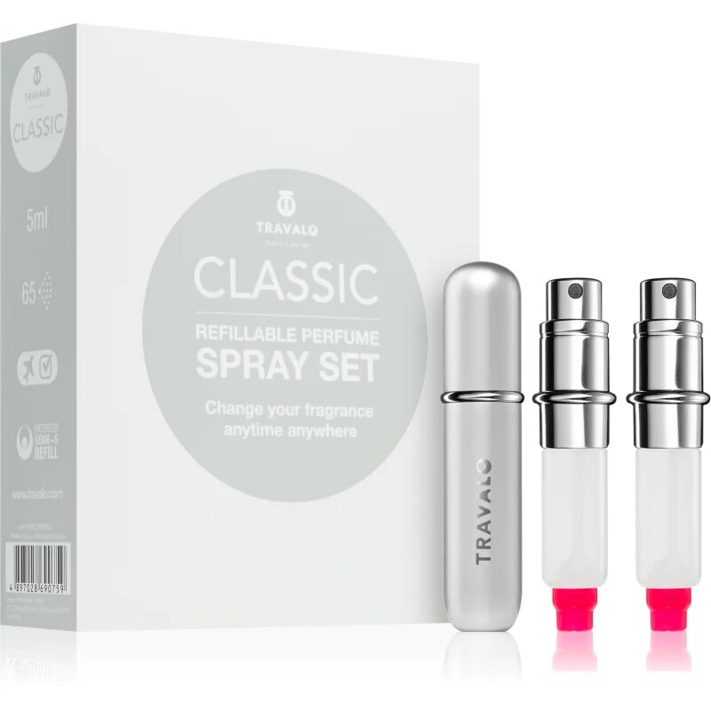Travalo Classic HD dárková sada unisex Silver