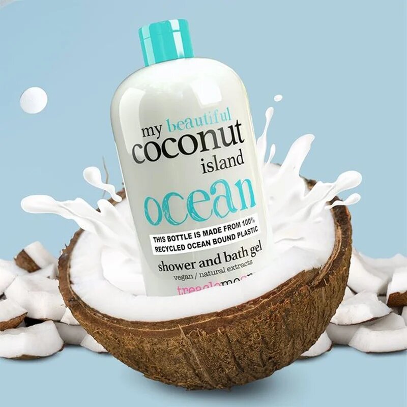 Treaclemoon My Coconut Island sprchový a koupelový gel 500 ml