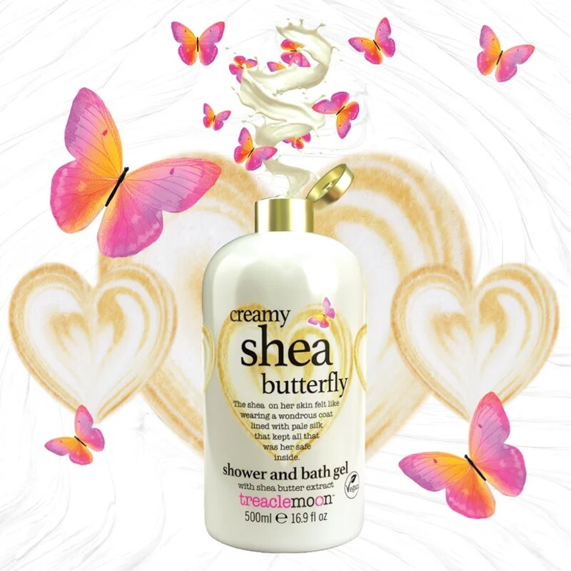 Treaclemoon Shea Butterfly sprchový a koupelový gel 500 ml