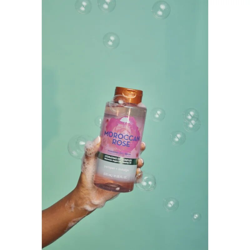 Tree Hut Moroccan Rose Foaming Gel Wash pěnivý sprchový gel 532 ml
