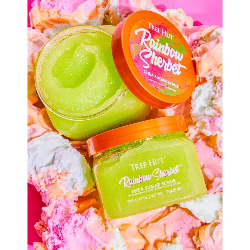 Tree Hut Rainbow Sherbet tělový peeling 510 g