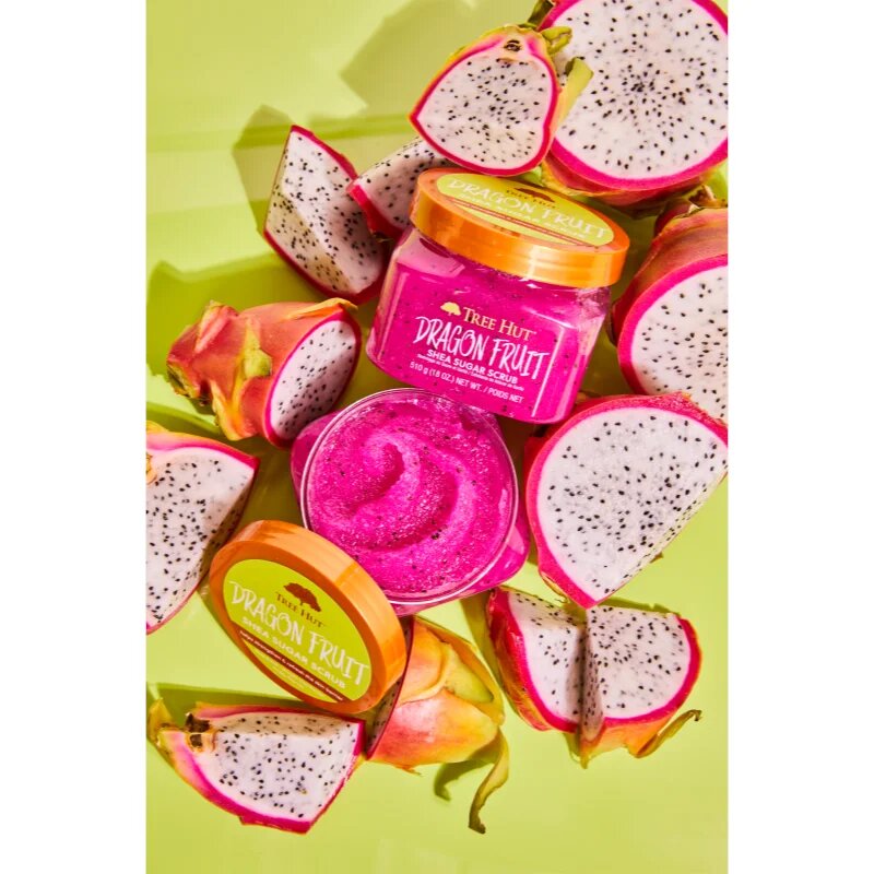 Tree Hut Shea Sugar Scrub Dragon Fruit cukrový tělový peeling 510 g