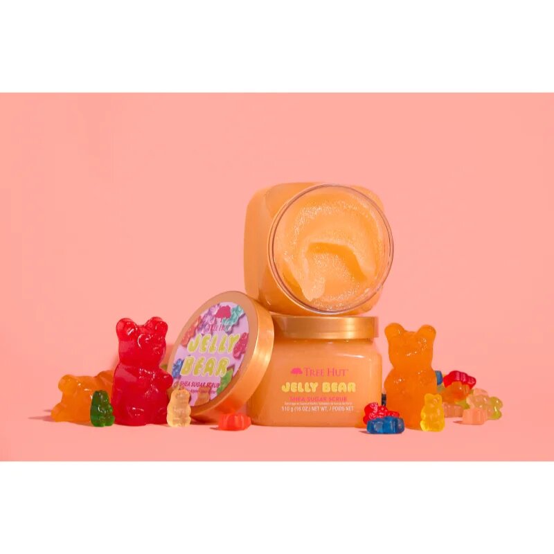 Tree Hut Shea Sugar Scrub Jelly Bear cukrový tělový peeling 510 g
