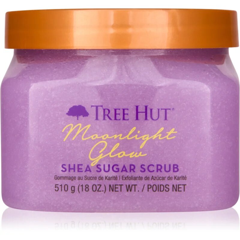 Tree Hut Shea Sugar Scrub Moonlight Glow cukrový tělový peeling 510 g