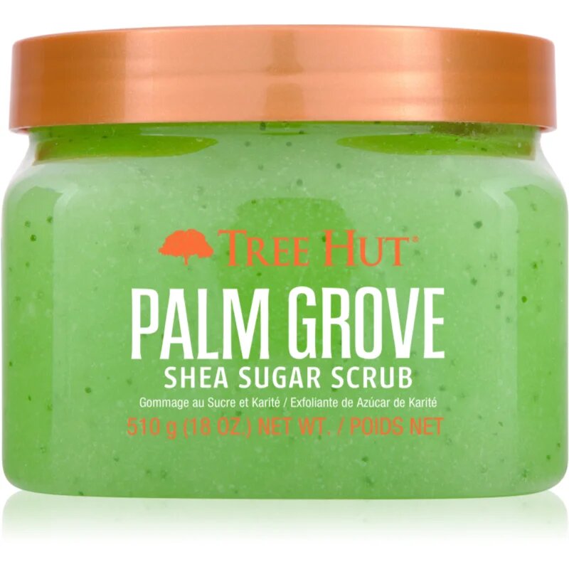 Tree Hut Shea Sugar Scrub Palm Grove cukrový tělový peeling 510 g