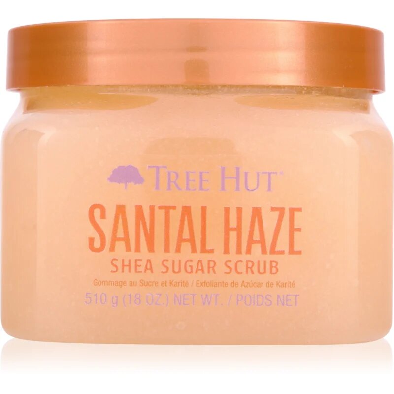 Tree Hut Shea Sugar Scrub Santal Haze cukrový tělový peeling 510 g