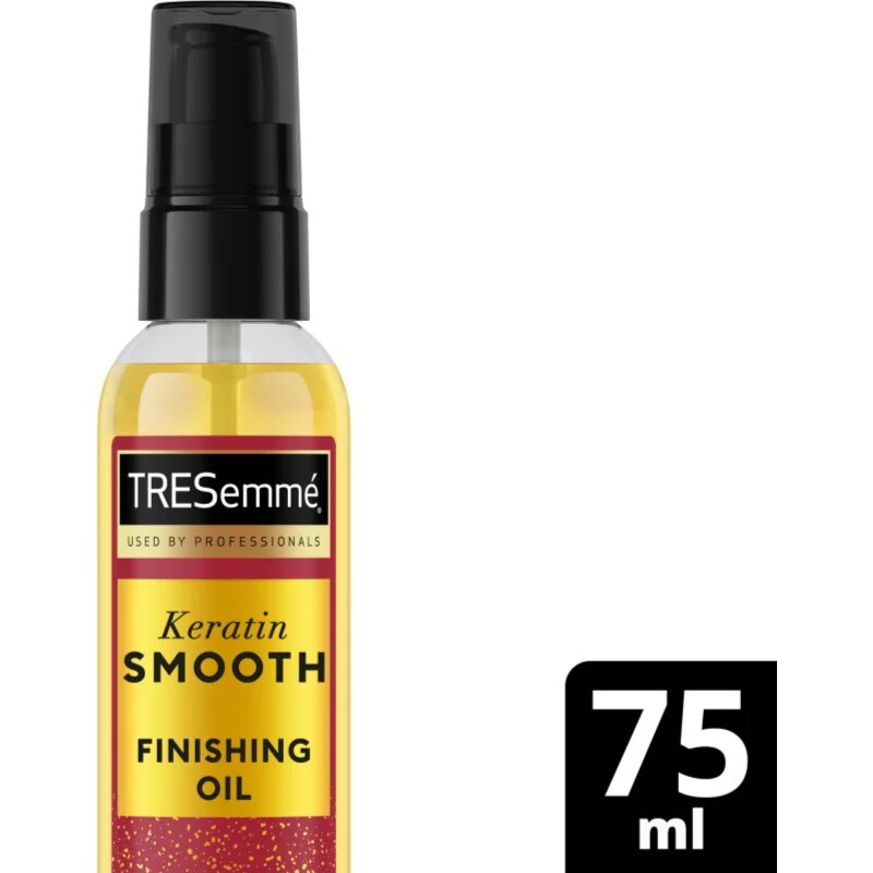 TRESemmé Keratin Smooth Finishing Oil intenzivně vyživující olej na vlasy 75 ml
