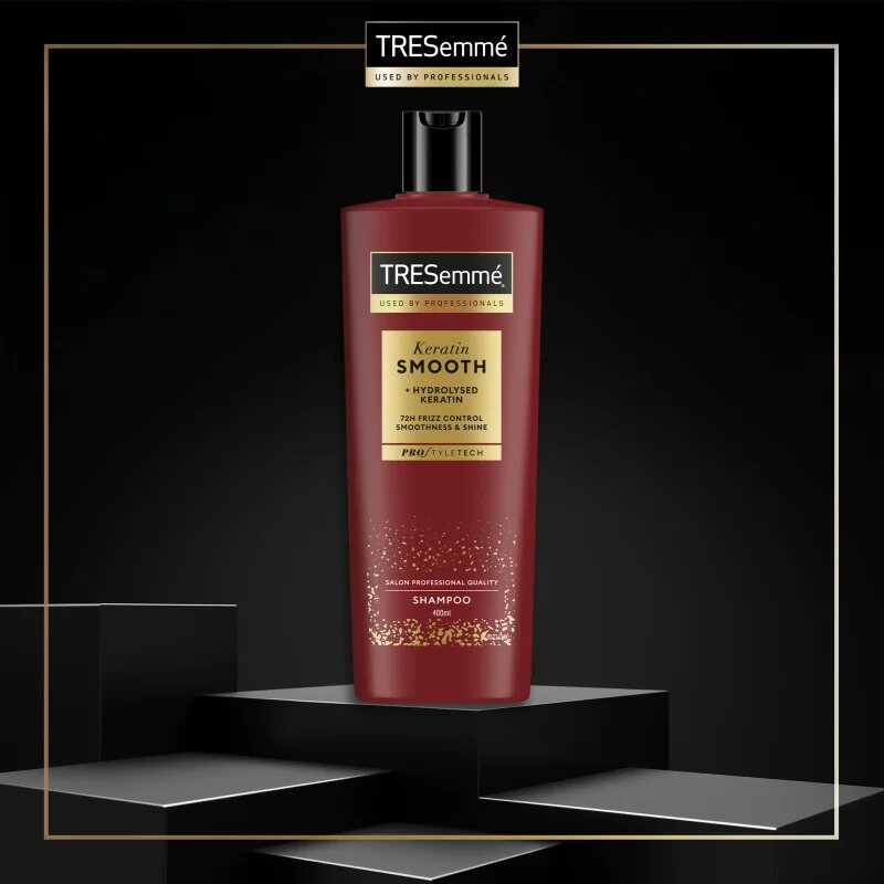 TRESemmé Keratin Smooth šampon s keratinem a marulovým olejem 400 ml