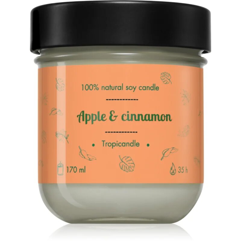 Tropicandle Apple & Cinnamon vonná svíčka 170 ml