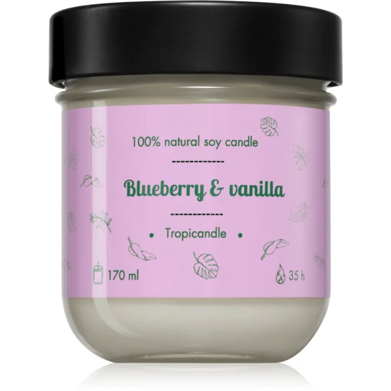 Tropicandle Blueberry & Vanilla vonná svíčka 170 ml