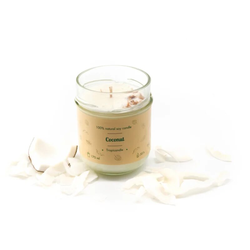 Tropicandle Coconut vonná svíčka 170 ml