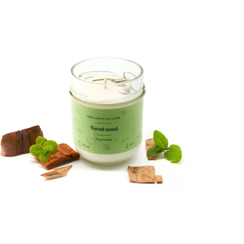 Tropicandle Forest Wood vonná svíčka 170 ml