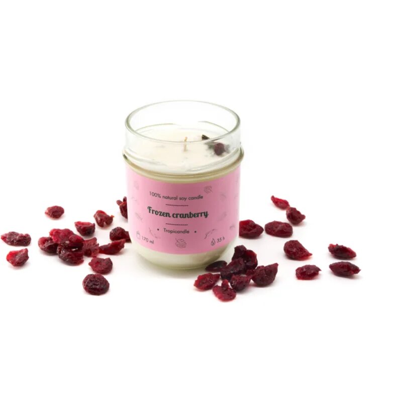 Tropicandle Frozen Cranberry vonná svíčka 170 ml