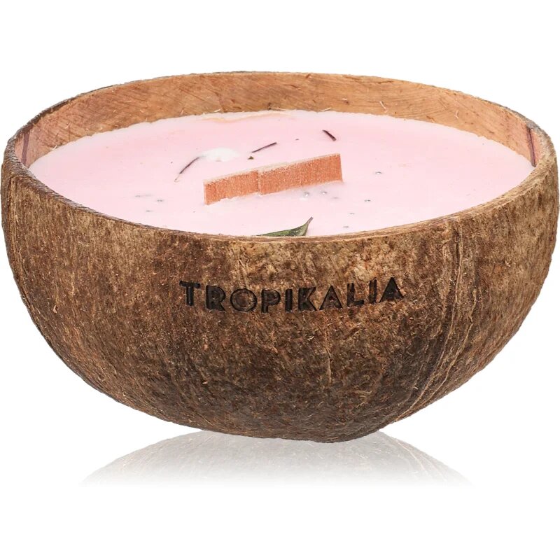 Tropicandle Frozen Cranberry vonná svíčka s dřevěným knotem 350 ml