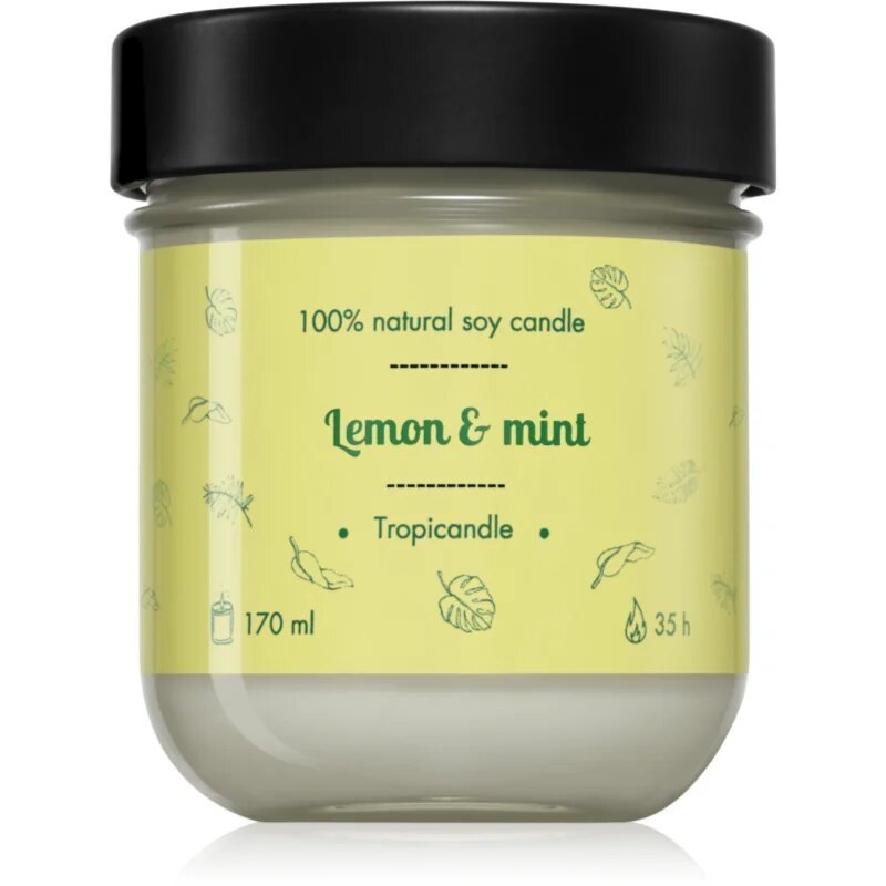Tropicandle Lemon & Mint vonná svíčka 170 ml