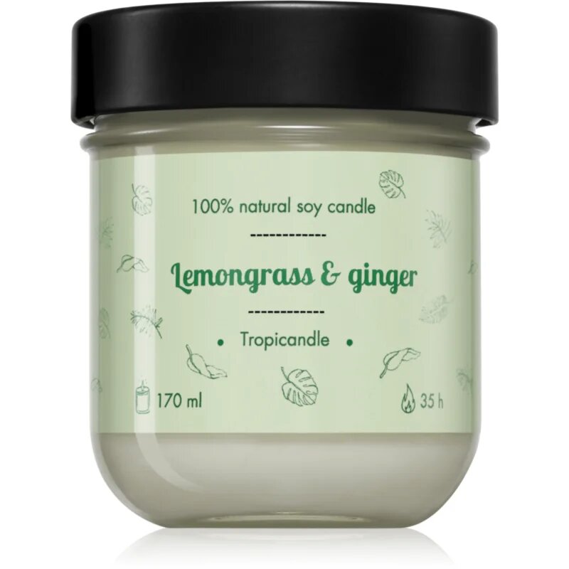 Tropicandle Lemongrass & Ginger vonná svíčka 170 ml