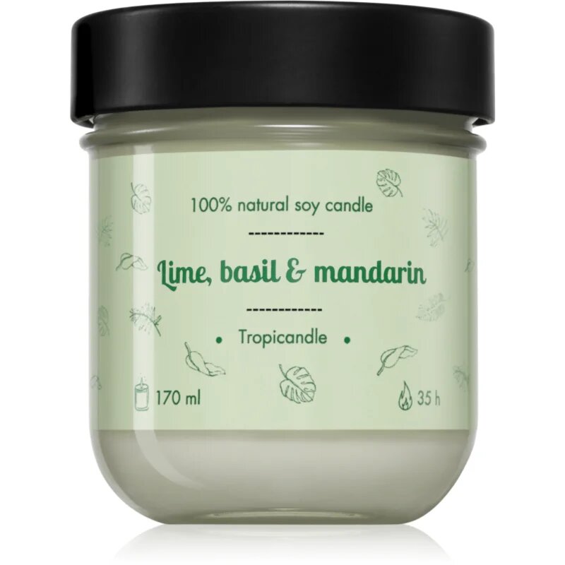 Tropicandle Lime Basil & Mandarin vonná svíčka 170 ml