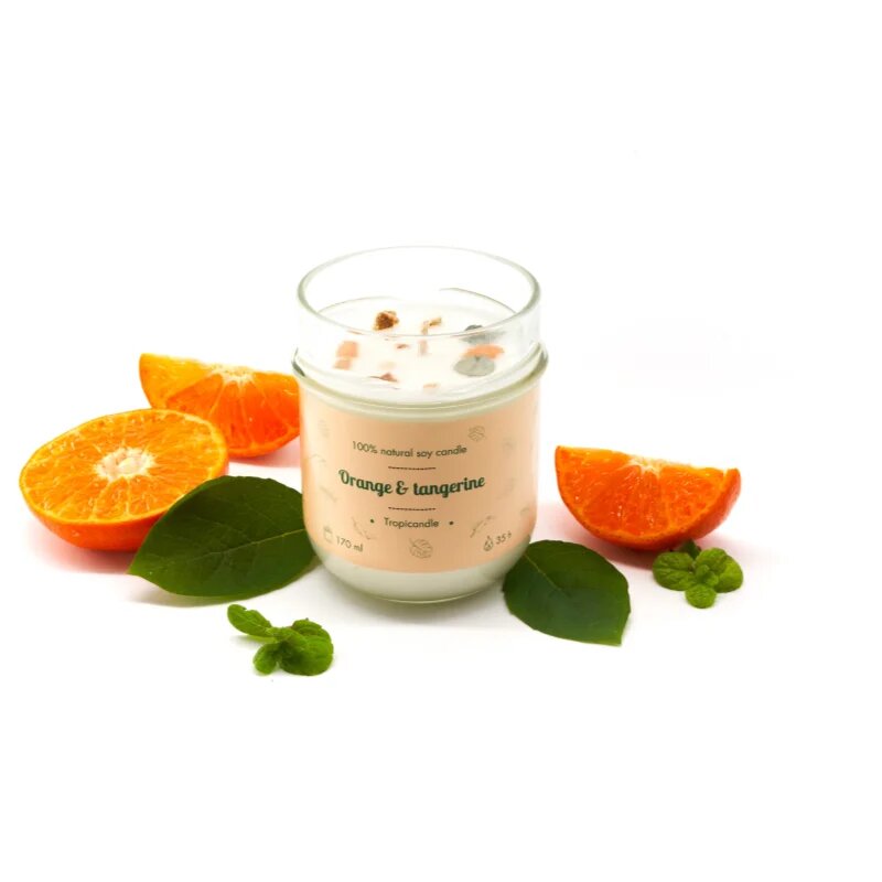 Tropicandle Orange & Tangerine vonná svíčka 170 ml