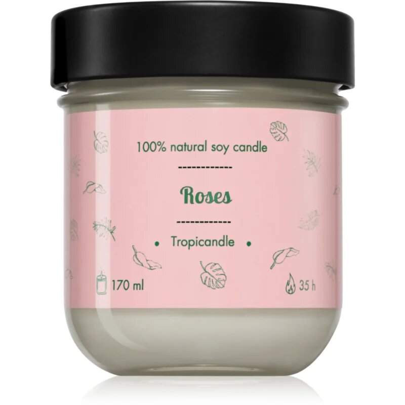 Tropicandle Roses vonná svíčka 170 ml