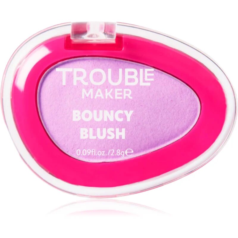 Trouble Maker Bouncy Blush pudrová tvářenka odstín Jump Lilac 2.8 g
