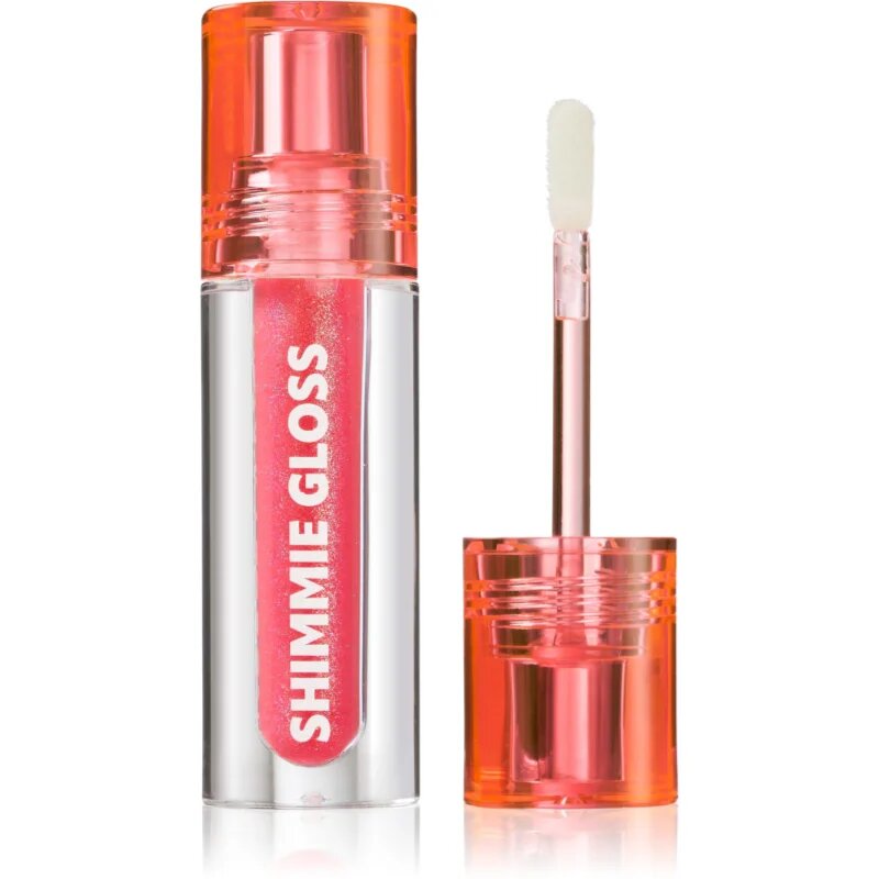 Trouble Maker Shimmie Gloss třpytivý lesk na rty odstín Lucky Charm Peach 3 ml